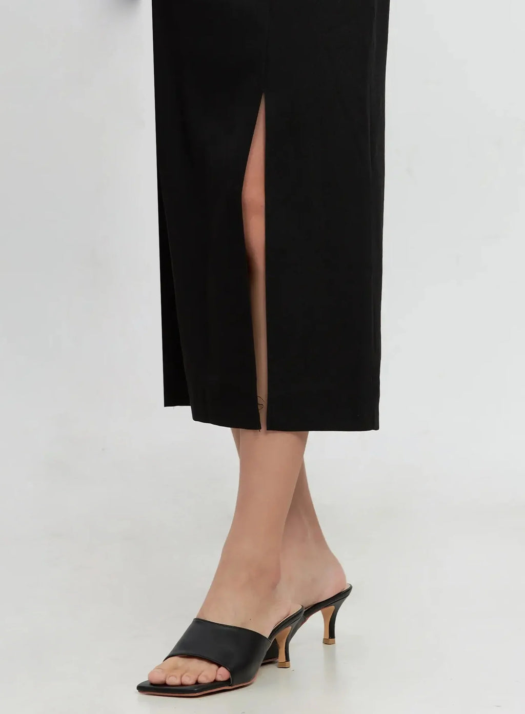 Side-Slit Midi Skirt IL528