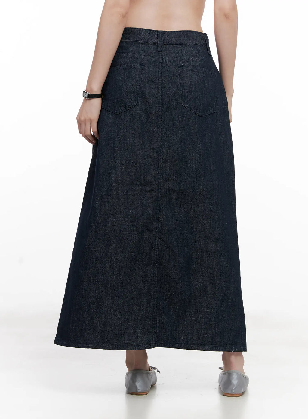 Side-Slit Long Skirt CL523
