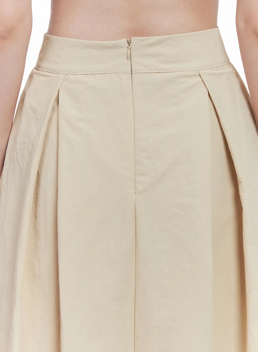 Pleated Flare Maxi Skirt CL524