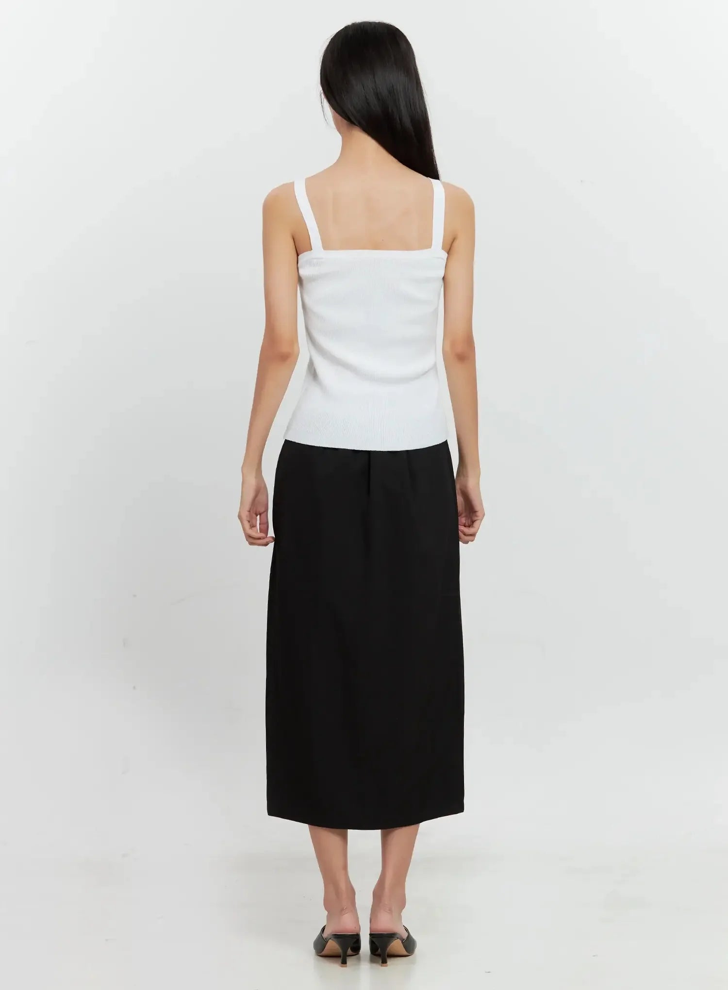 Side-Slit Midi Skirt IL528