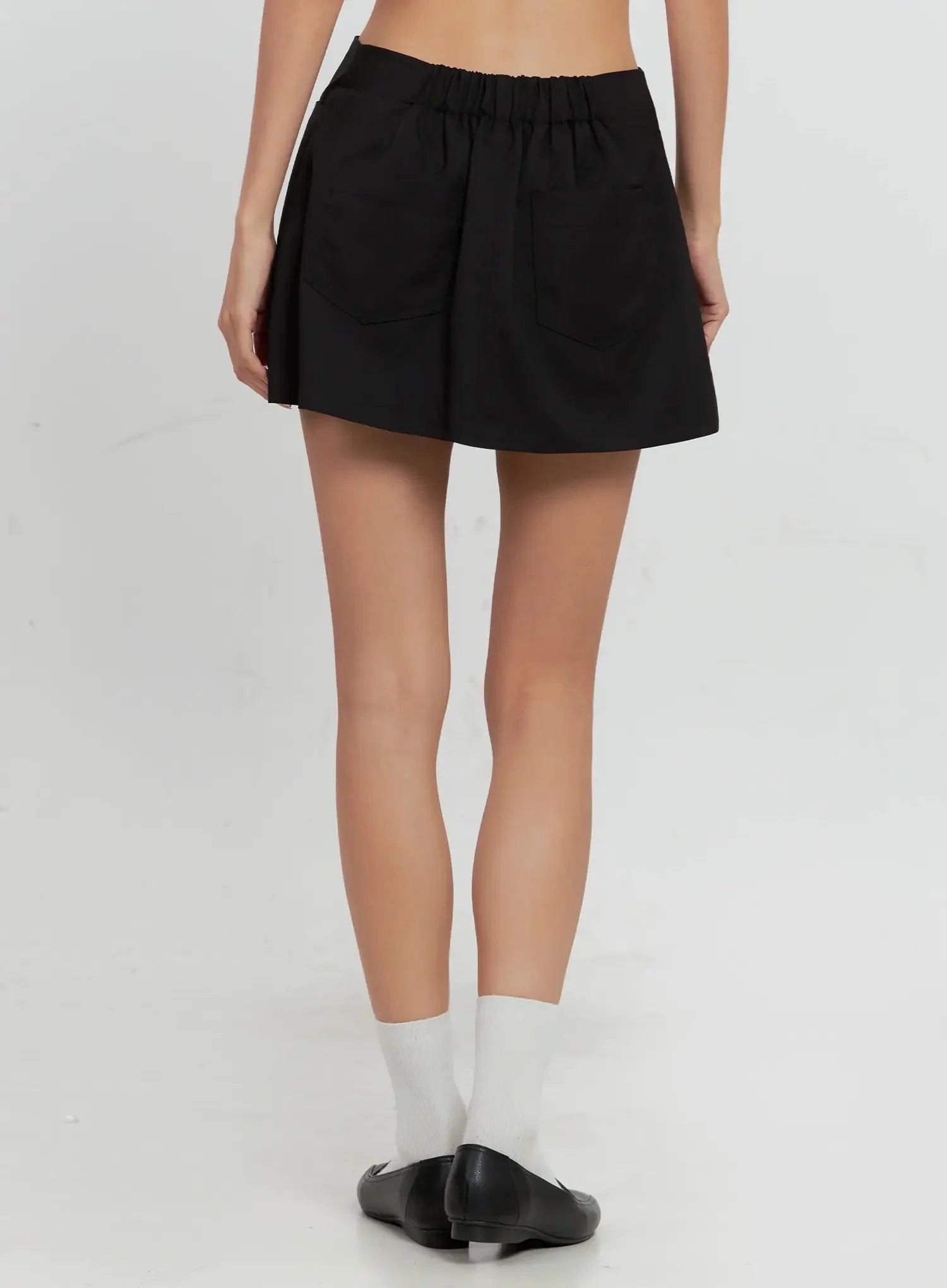 Low Rise Back-Band Skirt IL528